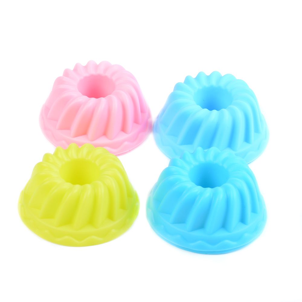 1pc 7*7*3.5cm Ring Shaped Silicone Cake Mold 3D Sugar Craft Chocolate Soap Bread Fondant Cake Pan Mould DIY Kitchen Baking Tools