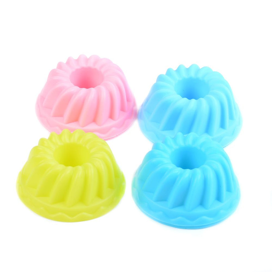 1pc 7*7*3.5cm Ring Shaped Silicone Cake Mold 3D Sugar Craft Chocolate Soap Bread Fondant Cake Pan Mould DIY Kitchen Baking Tools